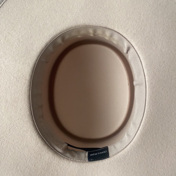 Taupe/Peach Suede Hat - Picture 5 of 5